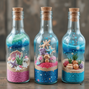 Beach-Themed-Crafts-Ideas-with-Sand-Art-Bottles