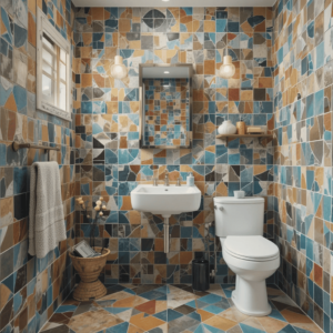 Breathtaking-Bathroom-Decor-Ideas-with-Colorful-Tile-Patterns