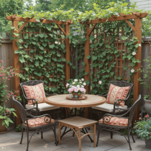 Budget-Patio-Ideas-with-DIY-Trellis-Structures