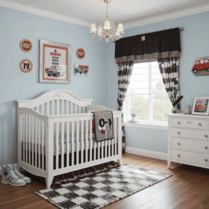 Charming-Baby-Boy-Nursery-Ideas-with-Classic-Cars-Theme