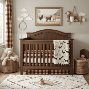 Charming-Baby-Boy-Nursery-Ideas-with-Farmyard-Fun