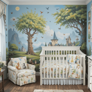 Charming-Baby-Boy-Nursery-Ideas-with-Storybook-Wonderland