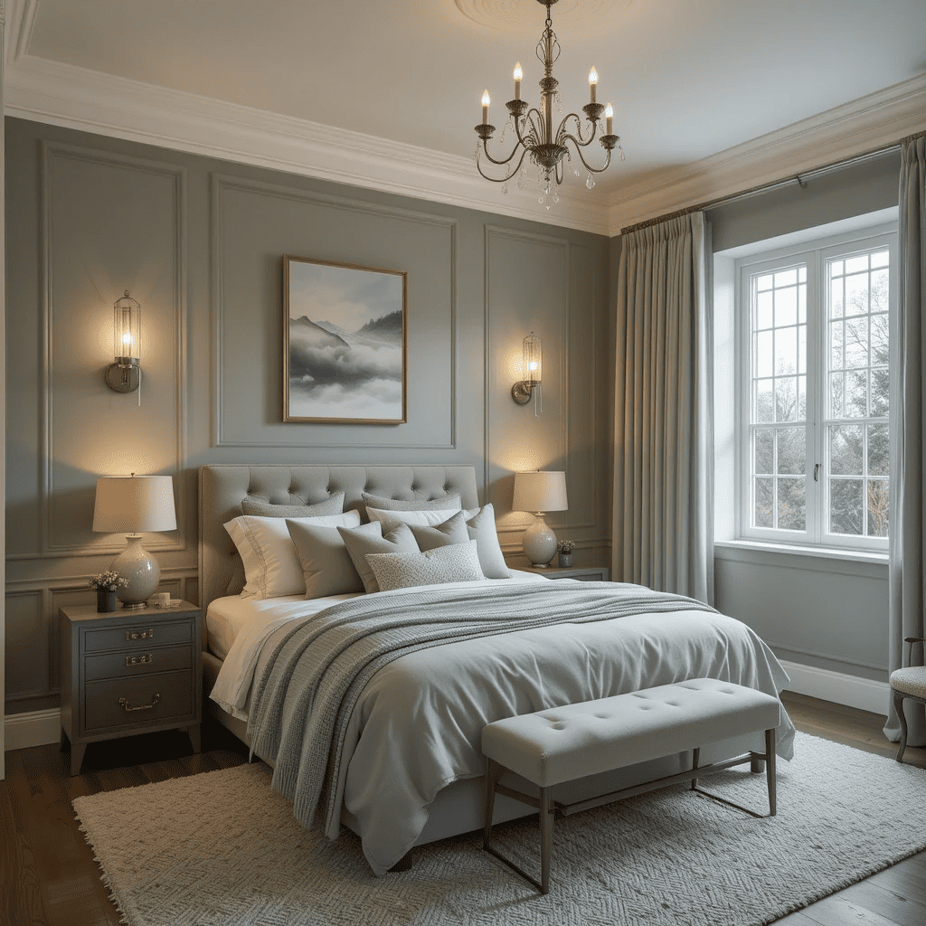 Charming-Sage-Green-and-Grey-Bedroom-Ideas-with-Mood-Lighting