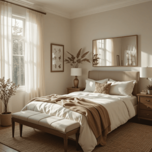 Chic-Earthy-Bedroom-Ideas-with-Natural-Light-Sources.