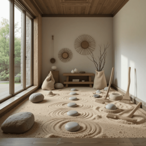 Chic-Earthy-Bedroom-Ideas-with-Zen-Garden-Elements