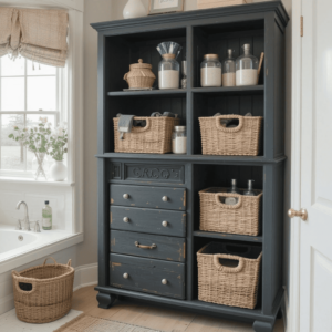 Chic-Farmhouse-Bathroom-Designs-with-Creative-Storage-Solutions.