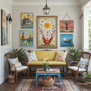 Cozy-Porch-Ideas-with-Whimsical-Wall-Art-Use-wall-art