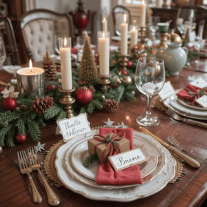 Creative-Christmas-Table-Settings-Ideas-with-Personalized-Place.