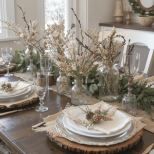 Creative-Christmas-Table-Settings-Ideas-with-Rustic-Farmhouse-Style