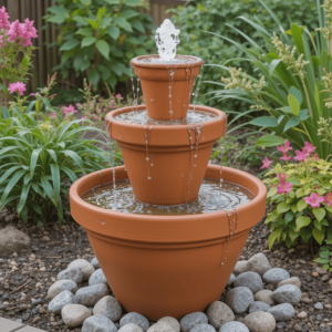 Creative-DIY-Solar-Fountain-Ideas-with-Flower-Pot-Fountain