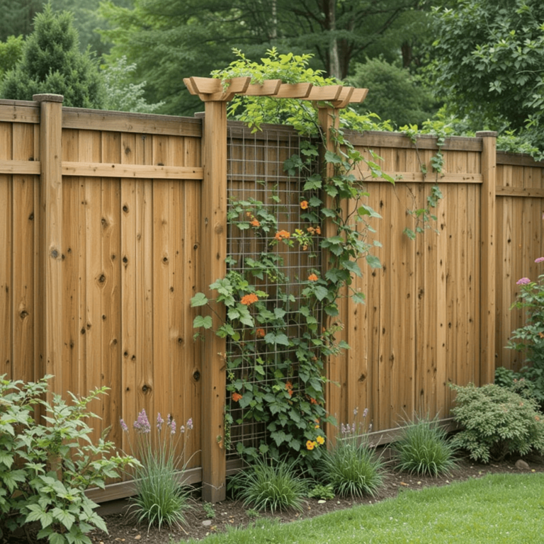 Creative-Wood-and-Wire-Fence-Ideas-with-Garden-Trellis-Fence