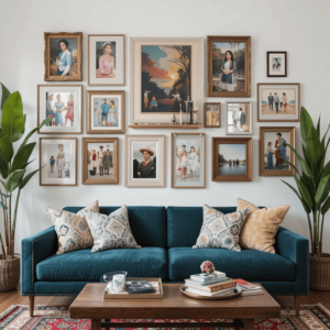 eclectic gallery walls