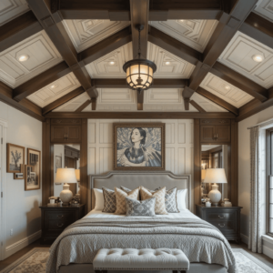 Enchanting-Master-Bedroom-Decor-Ideas-with-Unique-Ceiling