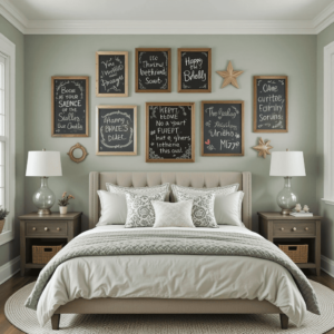 Gorgeous-Sage-Green-Bedroom-Ideas-with-Interactive-Wall-Art-Design