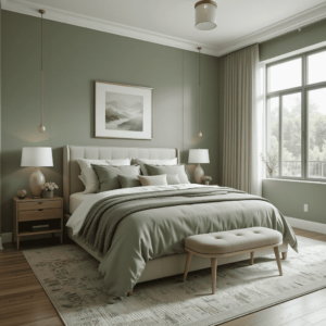 Gorgeous-Sage-Green-Bedroom-Ideas-with-Minimalist-Decor-Approach