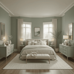 Gorgeous-Sage-Green-and-Cream-Bedroom-Ideas-with-Minimalist-Decor
