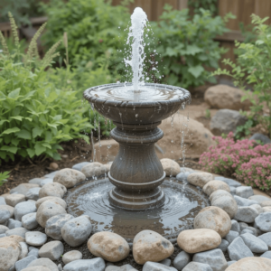 Homemade-Water-Fountains-Ideas-with-Bubble-Fountain