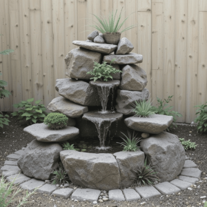 Homemade-Water-Fountains-Ideas-with-Rock-Water-Fountain