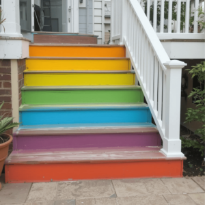 Innovative-Deck-Stairs-Ideas-with-Bold-Color-Accents.