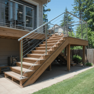 Innovative-Deck-Stairs-Ideas-with-Cable-Railing-Systems.