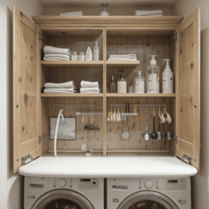 Innovative-Laundry-Room-Cabinet-Ideas-with-Ironing-Board-Cabinets