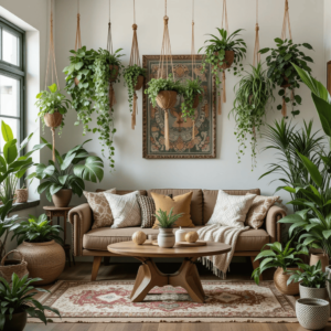 Inspiring-Boho-Living-Room-Ideas-with-Indoor-Plants.