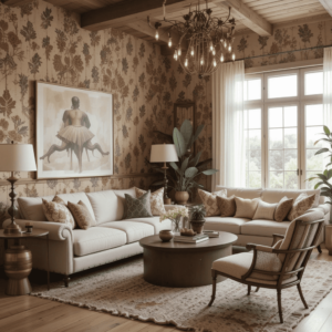 Inspiring-Boho-Living-Room-Ideas-with-Textured-Walls