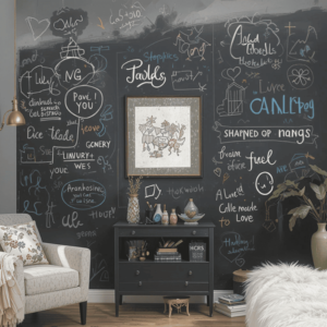 Jaw-Dropping-Accent-Wall-Ideas-with-Chalkboard-Wall.