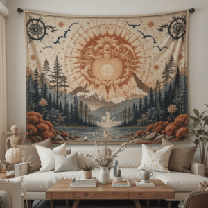 Jaw-Dropping-Accent-Wall-Ideas-with-Tapestry-Wall-Hangings