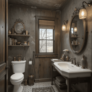 Moody-Bathroom-Designs-with-Vintage-Accents