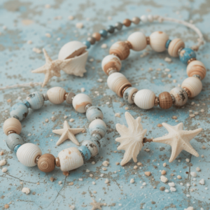 Seashell-Bracelets-Craft-bracelets-using-seashells-strung.