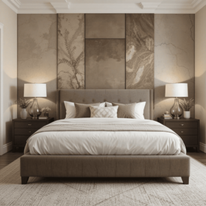 Stunning-Bedroom-Accent-Wall-Ideas-with-Fabric-Wall-Panels.