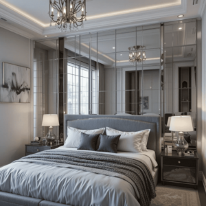 Stunning-Bedroom-Accent-Wall-Ideas-with-Mirrored-Accents