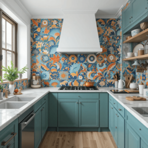 Stunning-Kitchen-Backsplash-Ideas-with-Cement-Tiles