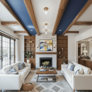 Stunning-Mid-Century-Modern-Living-Room-Ideas-with-Unique-Ceiling-Treatments