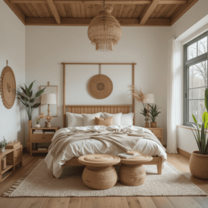 Stunning-Neutral-Boho-Bedrooms-with-Sustainable-Materials.