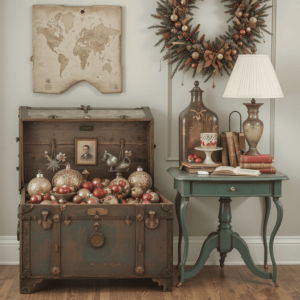 Vintage-Christmas-Aesthetic-Ideas-with-Antique-Furniture.