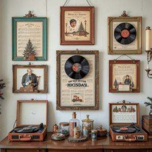 Vintage-Christmas-Aesthetic-Ideas-with-Classic-Holiday-Music-Display